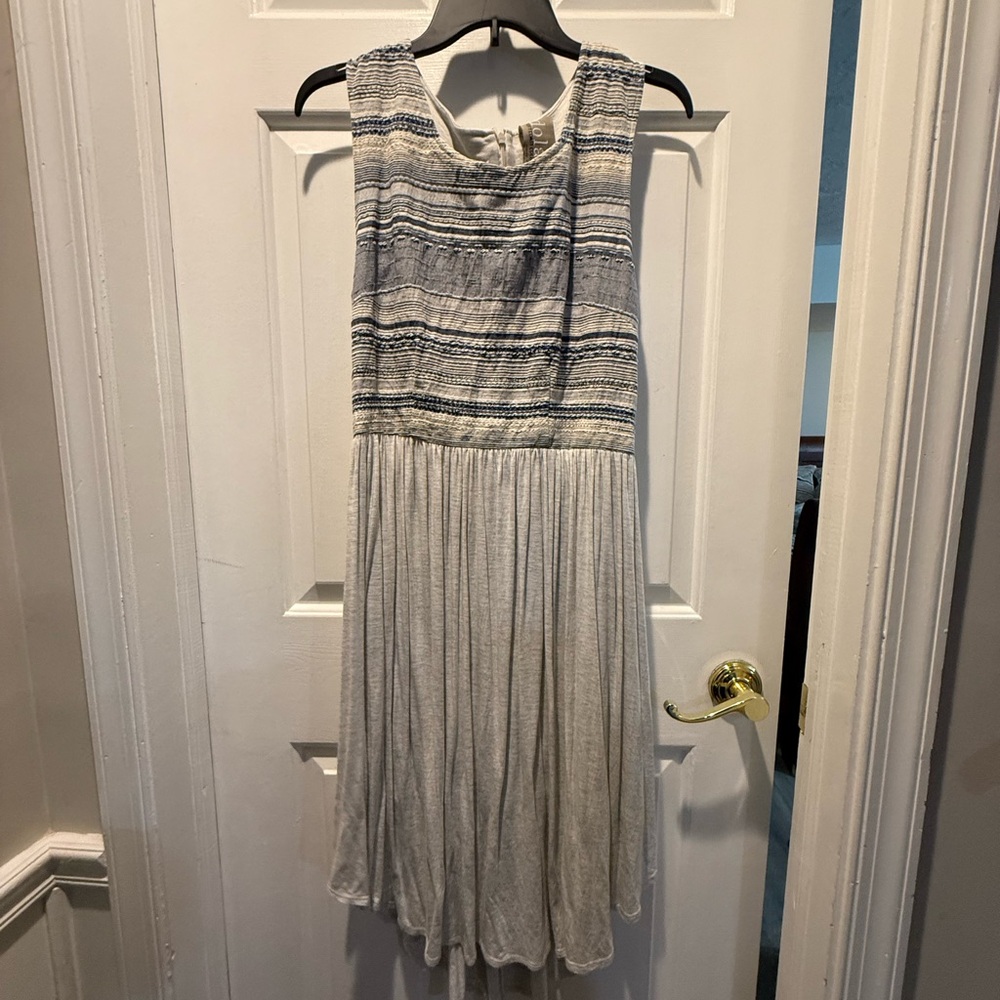 Anthropologie Dolan Blue and White sleeveless dress